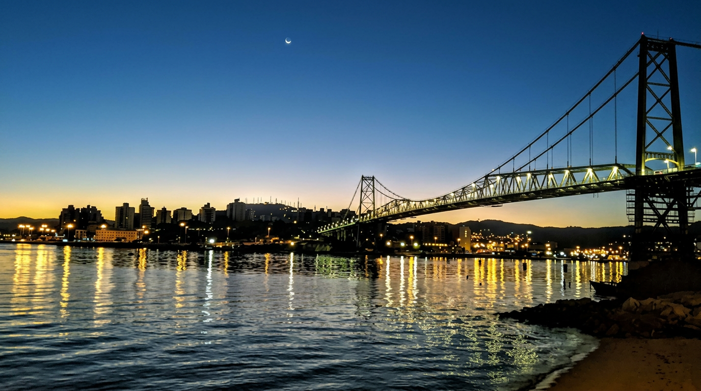 Cobertura com vista para o mar em Florianópolis